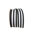 Reliant Ribbon 1.5 in. 25 Yards RD Grosgrain Stripes Ribbon, Black 25103-031-09J